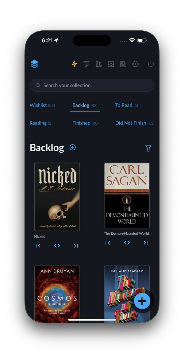 Mobile screenshot (dark)
